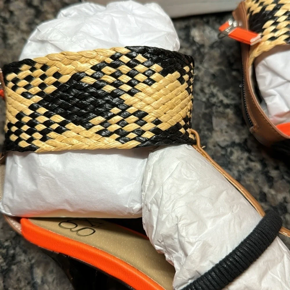 GX Gwen Stefani heeled boho inspired sandal NIB 7.5